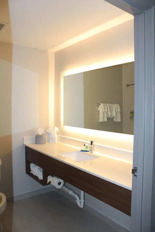 غرفة قياسية بسريرين كوين مع أريكة، Holiday Inn Express Hotel Suites Raton 9/10