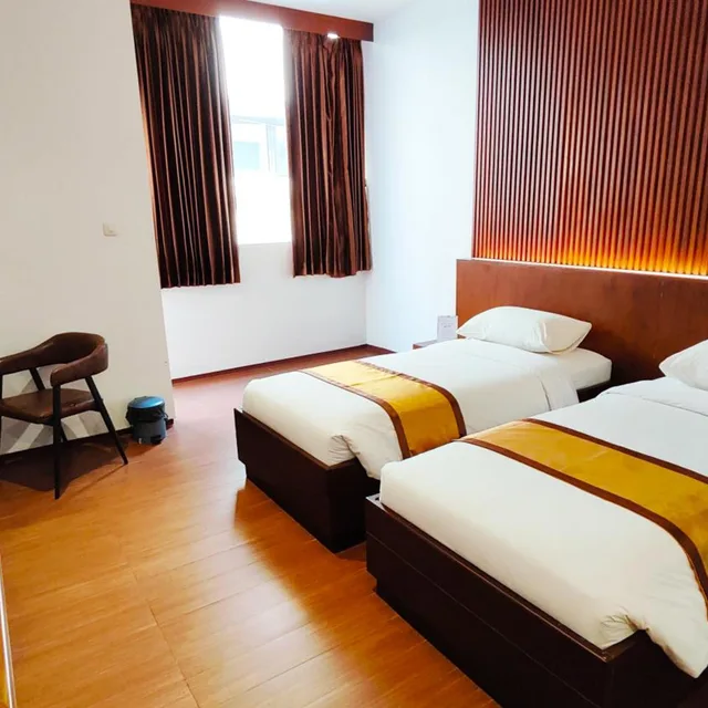 غرفة ديلوكس بسرير مزدوج أو سريرين منفصلين، Odaita Hotel 9/10
