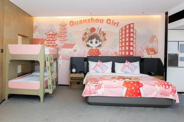 Theme, World, Junior Suite, King Bed, King and Twin Beds, Bunk Bed، Crowne Plaza Quanzhou Riverview 3/6
