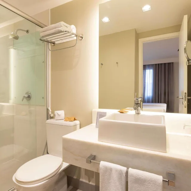 غرفة ديلوكس بسريرين منفصلين بإطلالة على المدينة، Mercure Sao Paulo Vila Olimpia 5/8