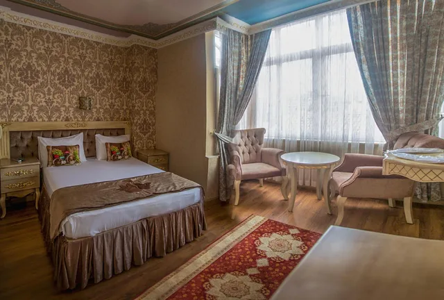 غرفة بسرير مزدوج أو سريرين منفصلين بإطلالة على البحر، Kaftan Hotel 6/10