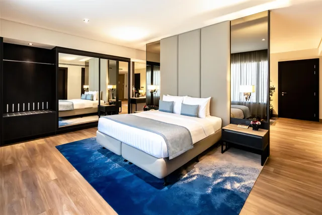 جناح عائلي بسريرين منفصلين وسريرين كينج بـ3 غرف نوم بمطبخ صغير، The K Hotel, WorldHotels Distinctive 2/5