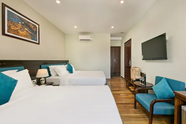 غرفة عائلية بسريرين كينج بإطلالة على المدينة، Celina Hotel & Apartment 4/5