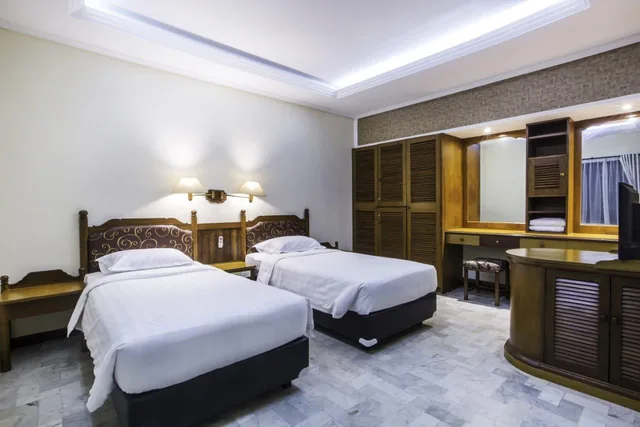 غرفة قياسية بسرير مزدوج أو سريرين منفصلين، Bali Bungalo Hotel 3/3