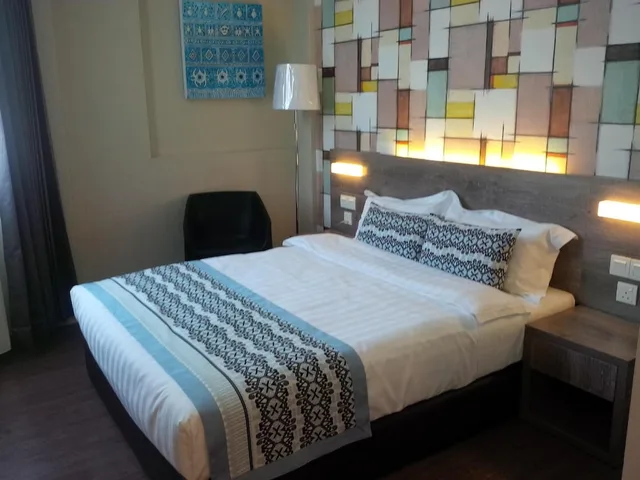 غرفة سوبيريور بسرير كوين بإطلالة على المدينة، Ajang Hotel 1/10