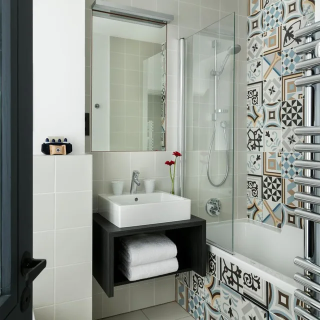 غرفة بسرير مزدوج أو سريرين منفصلين، Hotel Square Louvois 5/5