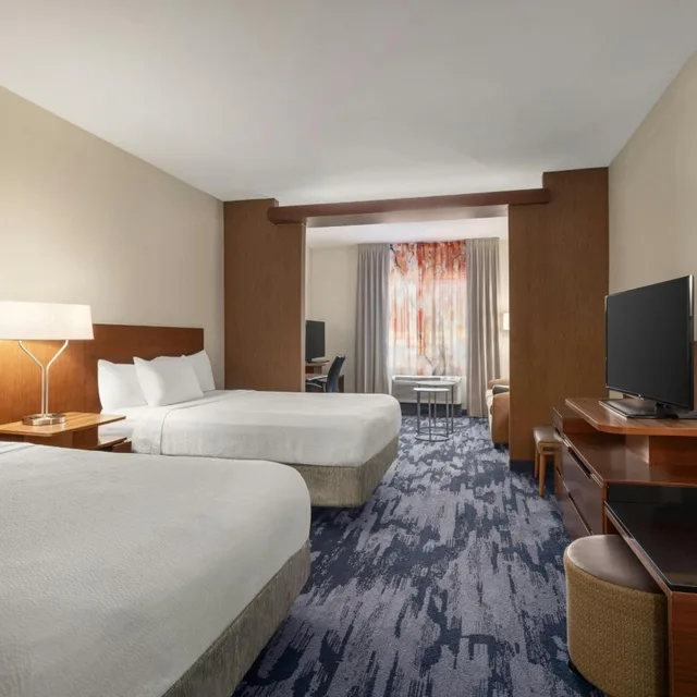 استوديو كبير بسريرين كوين مع أريكة، Fairfield Inn And Suites By Marriott West Monroe 1/3