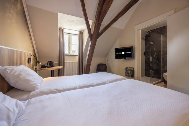 غرفة قياسية بسريرين منفصلين، Fletcher Hotel-Restaurant La Ville Blanche 3/5