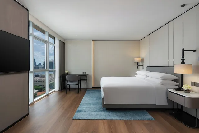 جناح ديلوكس بسريرين مزدوجين بإطلالة على المدينة بغرفتي نوم، Marriott Executive Service Apartment Sathorn Vista 4/10
