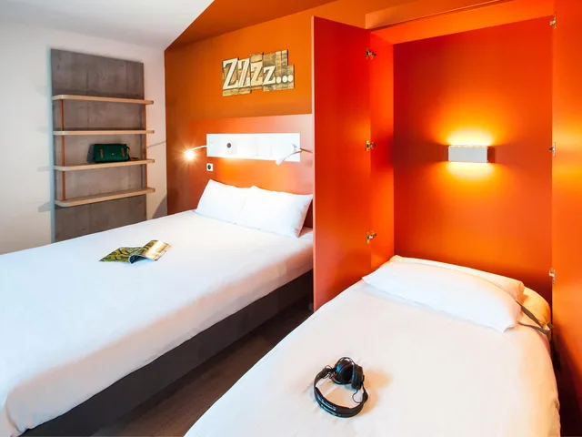 غرفة قياسية بسريرين منفصلين، ibis budget Chateau-Thierry 1/1