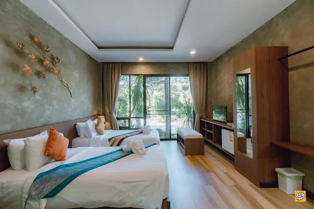 غرفة عائلية بإطلالة على الحديقة، Blue River Resort 7/10
