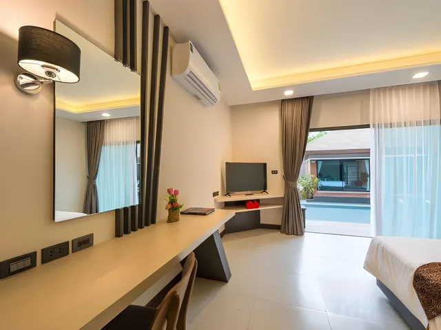 Deluxe, Double Bed, Pool Access، Cher Mantra Aonang Resort And Pool Suite 1/1