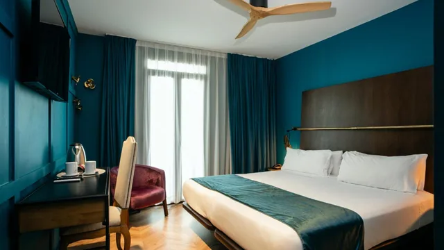 غرفة كومفورت بسرير مزدوج أو سريرين منفصلين، Hotel Ramblas Internacional 1/2