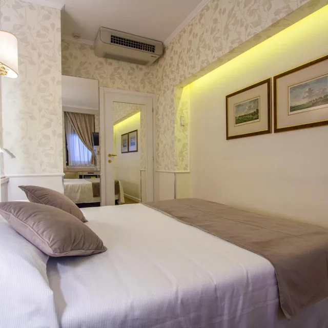 غرفة بسرير مزدوج، Flora Hotel Milan 1/10