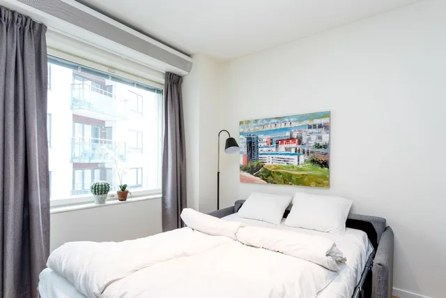 استوديو سوبيريور بسريرين منفصلين مع أريكة، Apartdirect Hammarby Sjostad 1/7