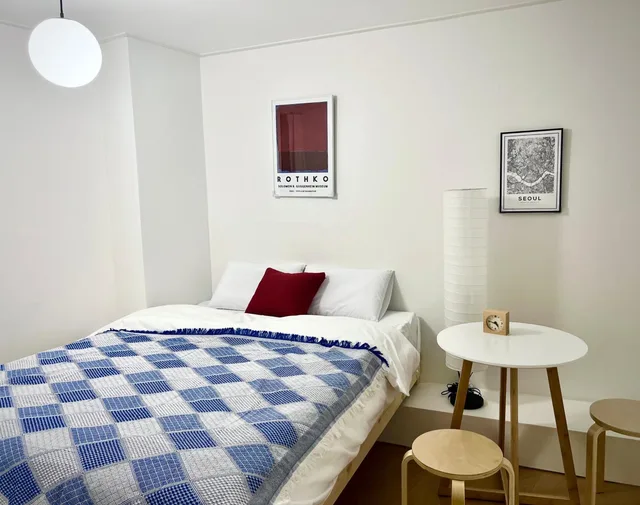 غرفة بسرير مزدوج بحمام خاص، Philstay Myeongdong Central Hotel 2/10