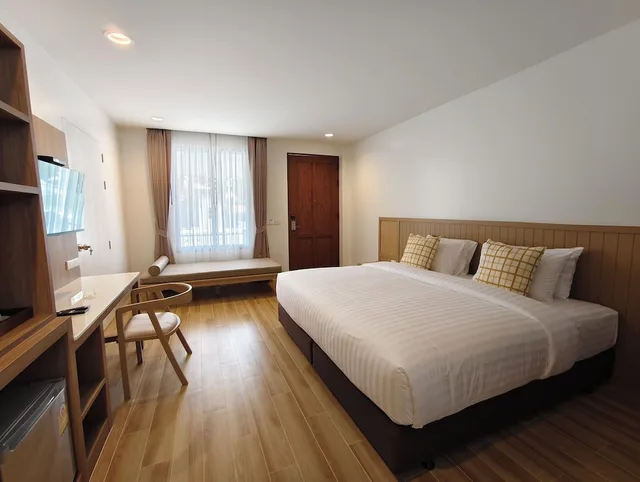غرفة بريميير بسرير مزدوج أو سريرين منفصلين، Baan Imm Sook Resort 1/5