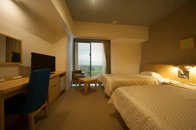Room, Twin Beds, Hotel Rising Sun Miyakojima 1/2