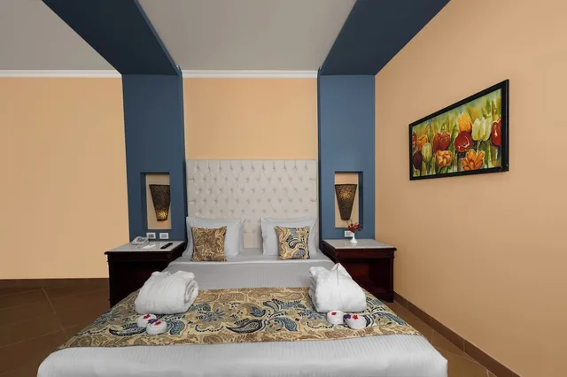 غرفة سوبيريور بسرير مزدوج بإطلالة على الحديقة، Amwaj Oyoun Resort and Spa 9/10
