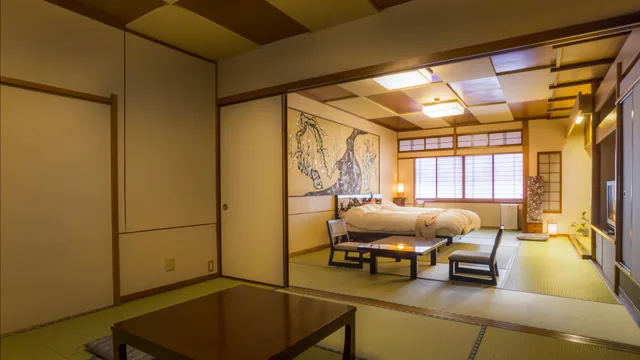 Japanese Western, Hollywood, Deluxe, Twin Beds, City View، Kinosaki Onsen Hanakouji Saigetsu 1/1