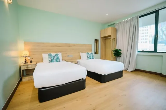 غرفة ديلوكس بسريرين منفصلين، Kingston Hotel 8 @ Kuala Lumpur Bukit Bintang 3/5