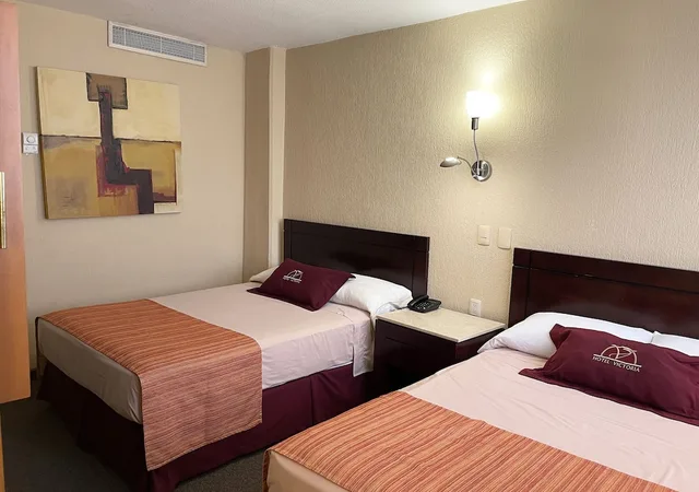 غرفة قياسية بسريرين مزدوجين، Hotel Victoria Poza Rica 1/3