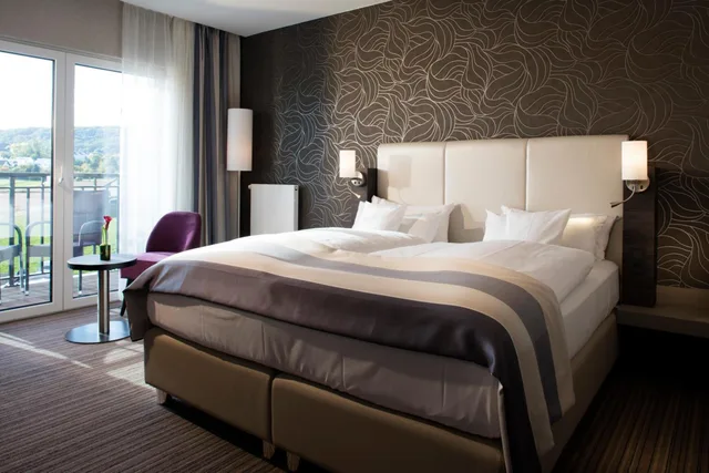 غرفة بسرير كوين، Vital Hotel Frankfurt 1/1