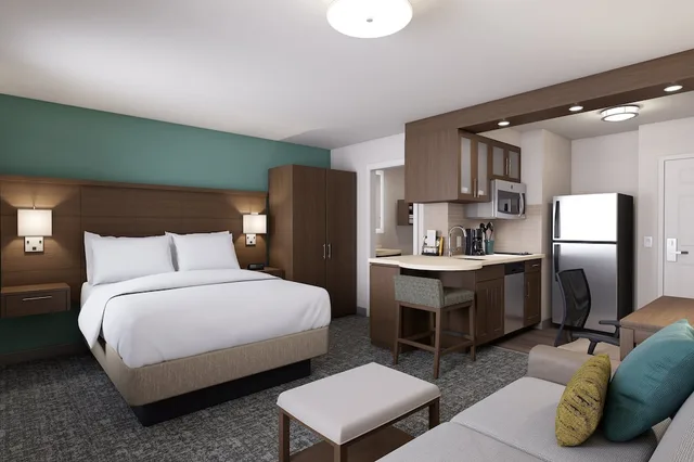 جناح استوديو بسرير كينج بمطبخ لذوي الإعاقة، Staybridge Suites Southgate Detriot Area 2/3