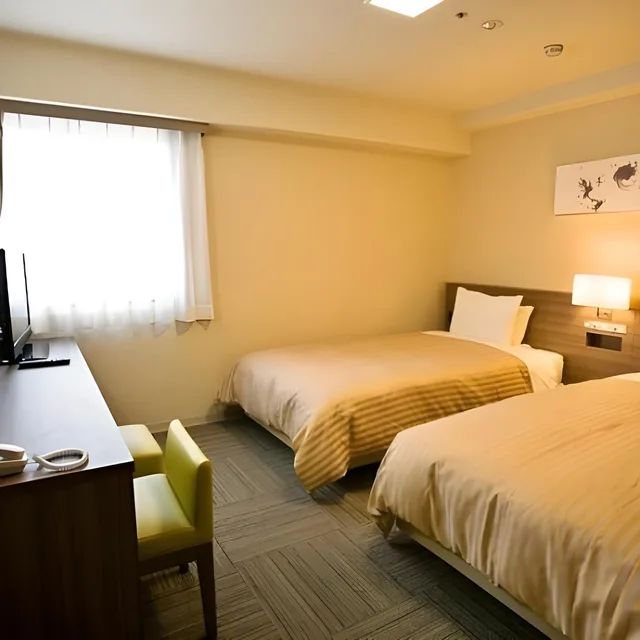 غرفة قياسية بسريرين منفصلين للمدخنين، Spa Land Hotel Naito 1/1