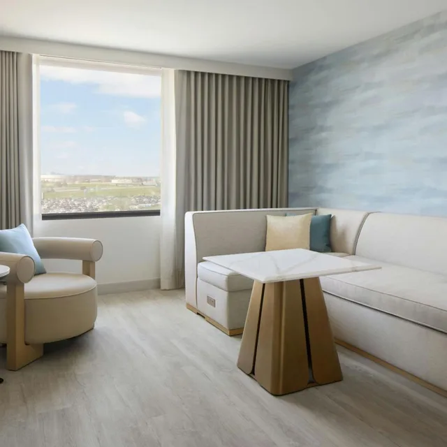 غرفة ركنية بسرير كينج، Toronto Airport Marriott 4/10