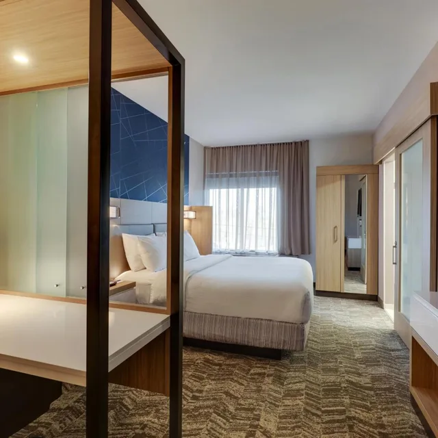 Room, King Bed, Trundle Bed, Sofa, Bathtub, Accessible, SpringHill Suites by Marriott Cheraw 4/7