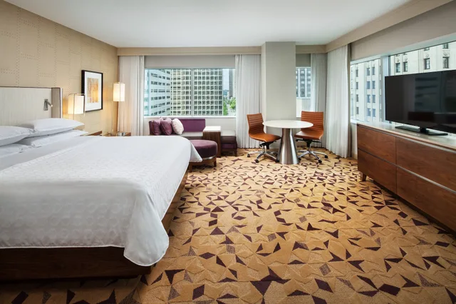 غرفة ديلوكس بسرير كينج بإطلالة على المدينة، Sheraton Grand Seattle 3/5
