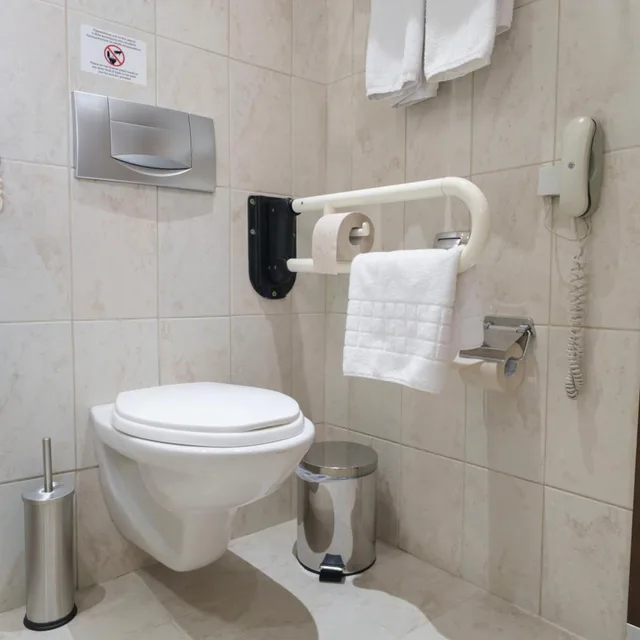 غرفة بسريرين منفصلين لذوي الإعاقة، Capsis Hotel Thessaloniki 8/10