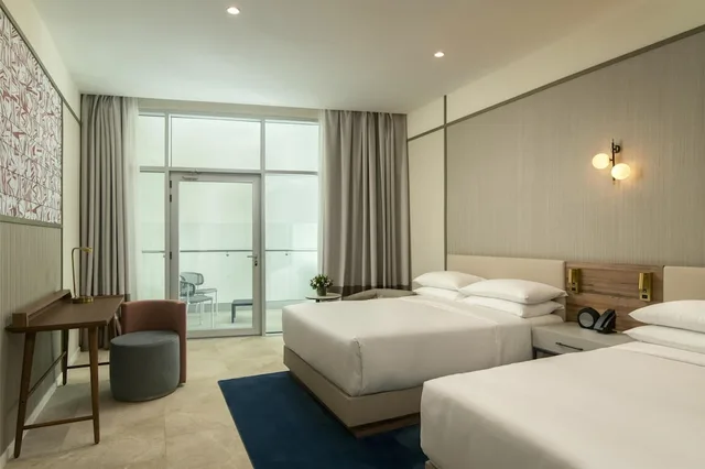 غرفة ديلوكس بسريرين مزدوجين في طابق مرتفع، Hyatt Centric Santo Domingo 1/6
