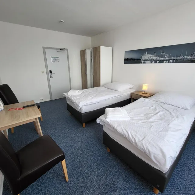 Economy, Twin Beds, Gästehaus Lütten Klein 2/2