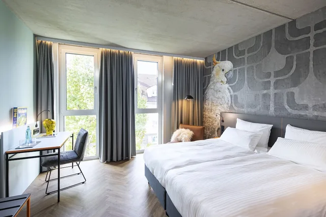 استوديو بسريرين منفصلين، LOGINN Hotel Waiblingen 3/10