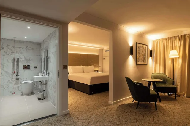غرفة بسرير كوين لذوي الإعاقة، Hilton Birmingham Metropole 7/10