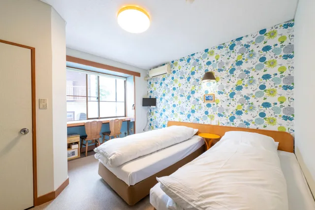 غرفة قياسية بسريرين منفصلين، Lodge Matsuya 1/1