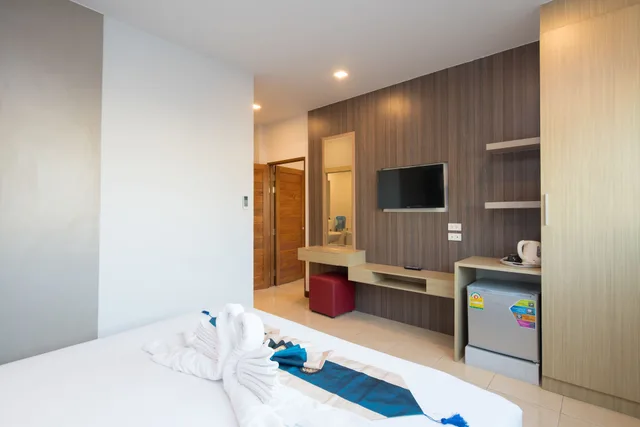 غرفة متصلة بسريرين كوين، Baan Thai Beach Side Residence 4/8