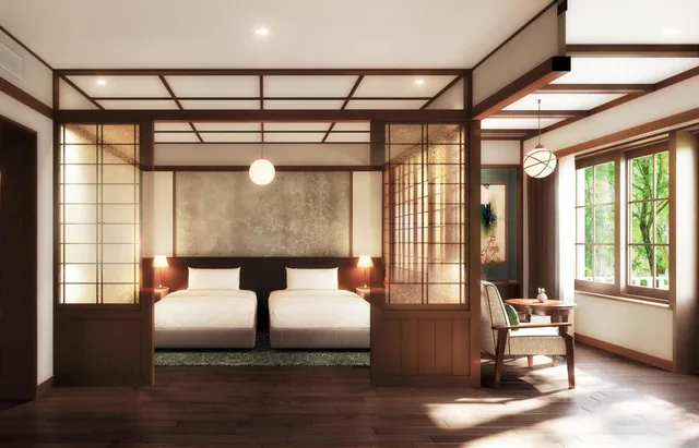 غرفة سوبيريور بسريرين منفصلين، MAMPEI HOTEL 2/4
