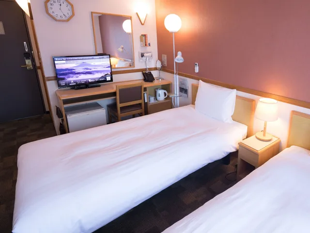 غرفة قياسية بسريرين منفصلين للمدخنين، Toyoko Inn Ichinoseki Ekimae 5/5