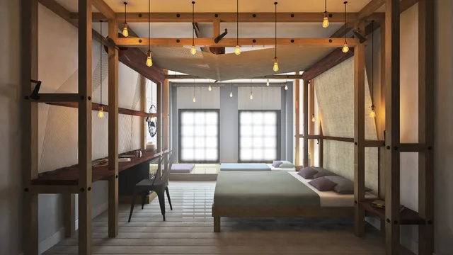 غرفة ديلوكس بسرير كينج، Limehouse Library Hotel 2/4
