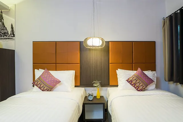 غرفة قياسية بسريرين منفصلين، Aim House Bangkok 2/7