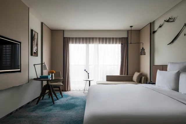 غرفة ديلوكس بسريرين منفصلين، Pullman Zhouzhuang 3/6