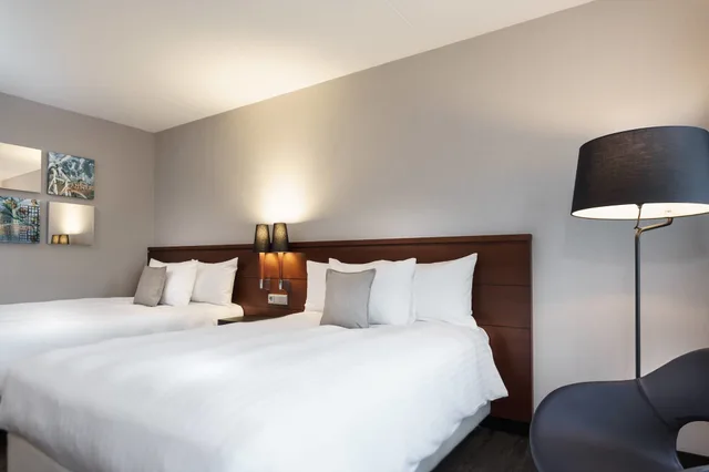 غرفة ديلوكس بسريرين كوين، Courtyard By Marriott Amsterdam Airport 3/6