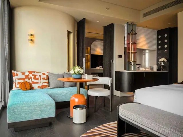 غرفة بريميوم بسرير كينج، Hotel Indigo Zhuhai Xiangzhou by IHG 9/10
