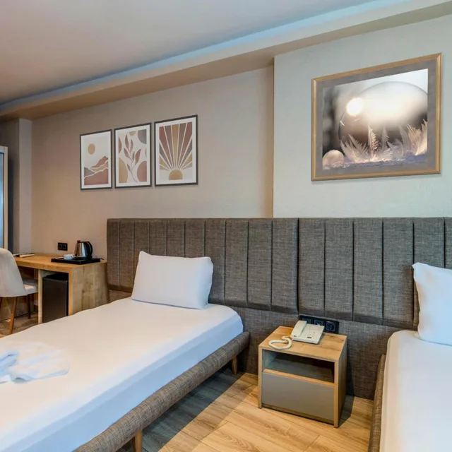 غرفة بسريرين منفصلين، Evim Hotel 8/10
