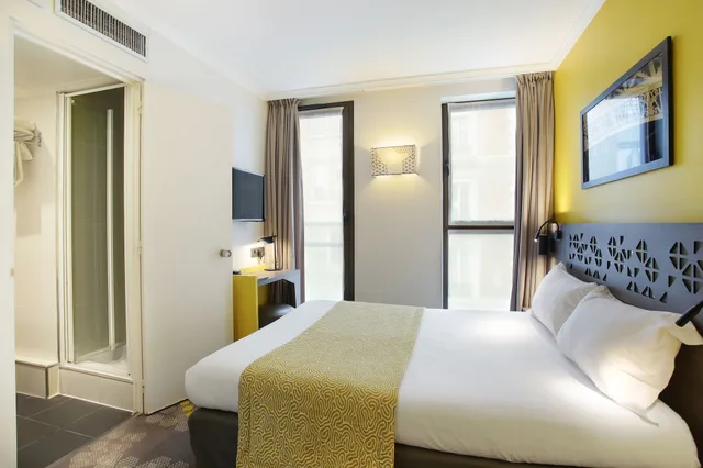 غرفة متصلة بسرير مزدوج وسريرين منفصلين، Eiffel Capitol Hotel 3/6