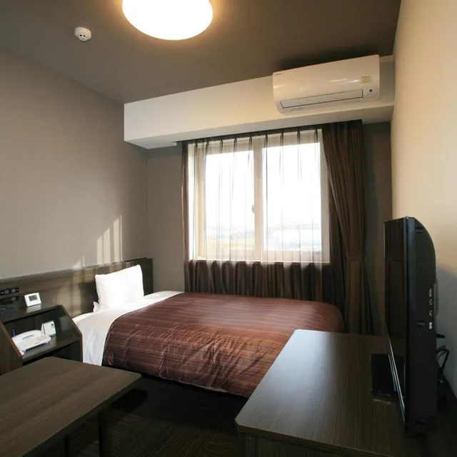غرفة مفردة صغيرة، Hotel Route-Inn Natori Iwanuma Interchange - Sendai Airport- 1/7