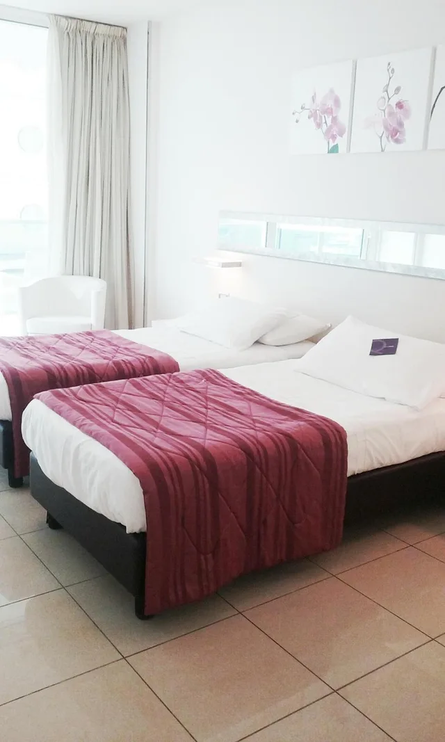 Classic, Twin Beds, Side Sea View, Balcony, MERCURE RIMINI ARTIS 1/10